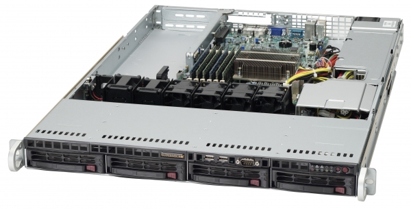 SUPERMICRO 5016I-NTF BBNS 1U UP 3420 DDR3 4X 3.5 SATA 330W 2X LAN BAREBONE