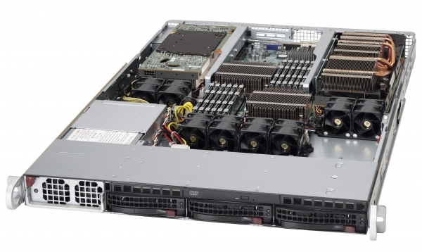 SUPERMICRO 6016GT-TF-FM209 BBNS 1U DP GPU 2X FERMI M2070 GPU 4X 3.5 1400W BAREBONE