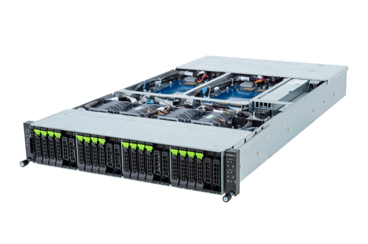 2U 4-Node 16-Bay GPU Server