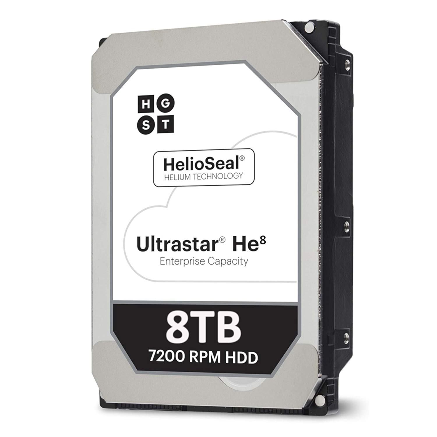 HGST Ultrastar He8 | HUH728080ALN600 | 0F23662 | 8TB 7200 RPM 128MB Cache SATA 6.0Gb/s 3.5" Helium Platform Enterprise Hard Drive Bare Drive